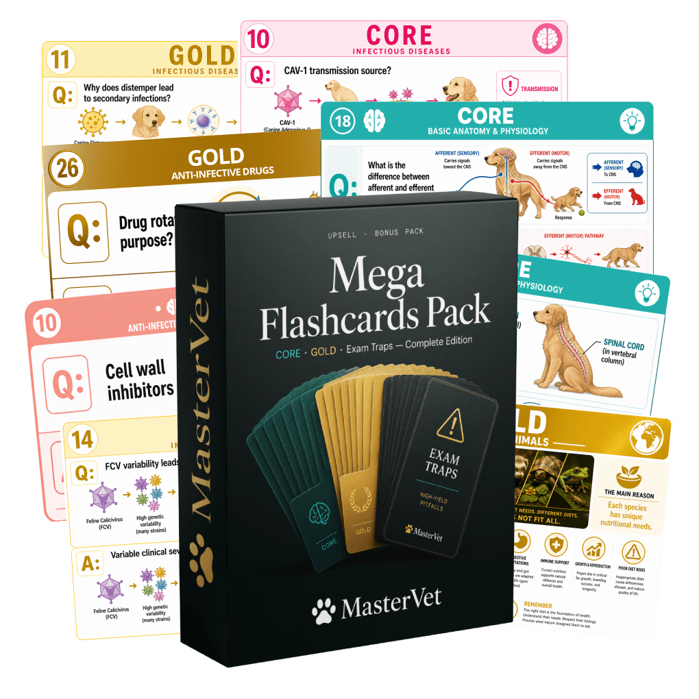 MasterVet — Mega Flashcards Pack